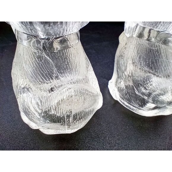 Duckling Salt Pepper Shakers Set Acrylic Vintage Duck 3 Inches Taiwan Kitchen - Picture 10 of 16